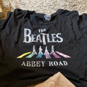 Torrid Black and White Crop Top with Iconic Design